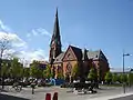 Die Gustav-Adolf-Kirche am Platz Gustav Adolfs torg.