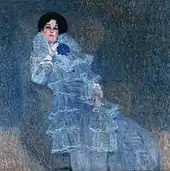 Distanzierte, kühle Persönlichkeit: Gustav Klimt:Porträt Marie Henneberg, 1901/1902