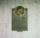 Gedenktafel Gustav Mahlers im Foyer der Hamburgischen Staatsoper
