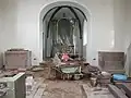 Innenraum während der Renovierung 2007
