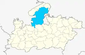 Lagekarte der Division