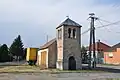 Feuerehrhausvon 1925   mit Glockenturm
