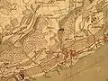 Küsnacht auf dem Gygerplan von 1667