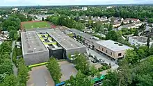 Gymnasium Neubiberg von oben