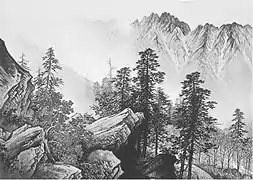 Kawai Gyokudō: Landschaft