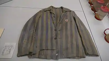 Häftlingsjacke aus dem KZ Dachau