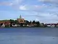 Blick vom Hafen auf Kalundborg