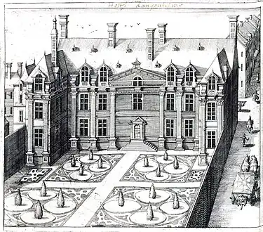 Gravur nach Claude Chastillon, um 1611