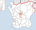 Lage der Gemeinde Höör