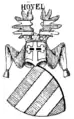 Wappenvariante der Hövel in Siebmachers Wappenbuch (1878)