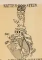Späteres Wappen der Katzensteiner Linie