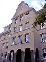 Hüttmannschule, unter Denkmalschutz