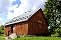 Neu angelegtes Huthaus auf dem Schacht
