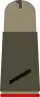 Feldanzug Gefreiter Artillerietruppe (Aufschiebeschlaufen, oliv, schwarze Dienstgradabzeichen)