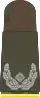 Feldanzug Major Fernmeldetruppe (Aufschiebeschlaufen, oliv, schwarze Dienstgradabzeichen)