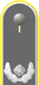 Dienstgradabzeichen eines Majors der Fernmeldetruppe auf Schulterklappe der Jacke des Dienstanzuges für Heeresuniformträger