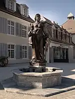 Helvetia und der Schweizerpsalm von Anna Bang, St. Karlshof in Zug