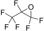 Struktur von Hexafluorpropylenoxid
