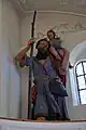 Statue des heiligen Christophorus in der Wallfahrtskirche Mariä Heimsuchung (Ettenberg)