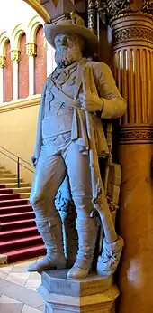 Andreas-Hofer-Statue in der Feldherrenhalle des HGM in Wien