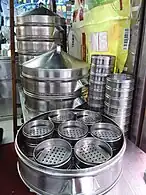 Metalldampfgarkörbe in Hongkong