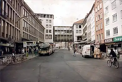 Blick in die obere Wahmstraße (1992)