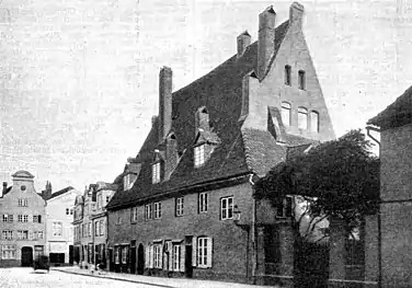 Stammhaus des Brigittenhofes zu Lübeck (1907)