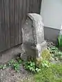 Halbmeilenstein in Kleinbobritzsch