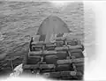 Flugzeugträger HMS Furious mit Camel-Bordflugzeugen vor dem Angriff auf Tondern im Juli 1918