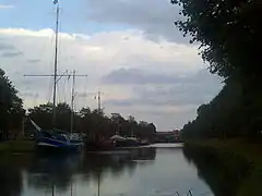 Haren-Rütenbrock-Kanal in Haren mit Schleuse 1