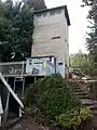 Wachturm von 1937 (Punkt 1 der Infotafel)