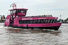 Die Wilhelmsburg nahe St.-Pauli-Landungsbrücken (2022)