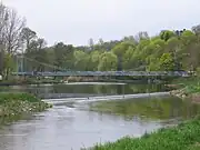 Die Grimmaer Hängebrücke