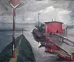 Kleiner Hafen bei Wittenberg1935