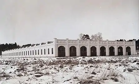 Wagenhalle Hagalund (etwa 1920)