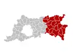 Das östlich des Dijlelands gelegene Hageland