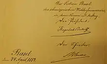 Unterschrift
