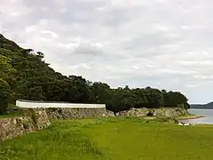 Befestigung am Fuß des Shizukiyama
