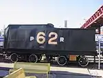 Tender der 1935er North British 2'C Dampflokomotive Nr. 62