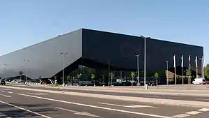 Die Ostseite der Arena Toruń im September 2014