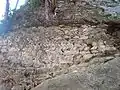 Fundamente eines Nebengebäudes