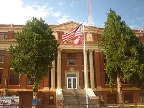 Das Hall County Courthouse in Memphis, gelistet im NRHP mit der Nr. 08000961