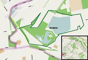 Übersichtskarte des Naturschutzgebiets