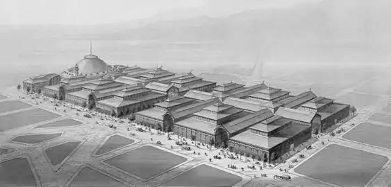 Paris – Les Halles (Entwurf von Victor Baltard, 1863)
