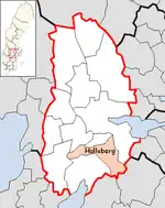 Lage der Gemeinde Hallsberg
