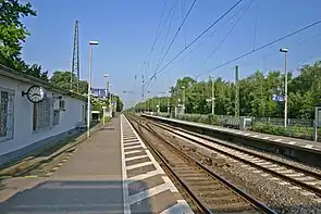 Haltepunkt Essen-Dellwig, Bahnsteig