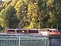 Haltepunkt Wiesenburg (Sachs) (neu) mit Erzgebirgsbahn (2018)