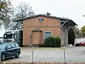 Haltestelle Jahnsbach, Güterschuppen (2016)