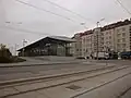 Stationsabgang zur Landstraßer Hauptstraße von der Oberfläche aus gesehen