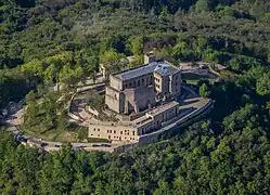 Hambacher Schloss,Luftbild von Süden